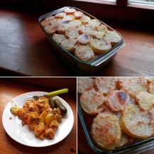 Lóri-Nina fúziós rakottkrumpli Tamásék konyhájában :)